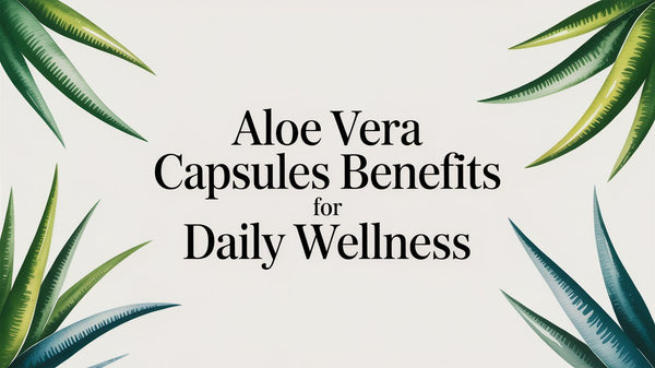 Aloe Vera Capsules Benefits for Daily Wellness - AloeCure