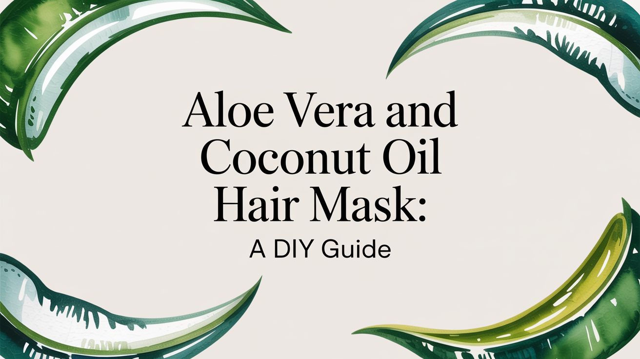 Aloe Vera and Coconut Oil Hair Mask: A DIY Guide