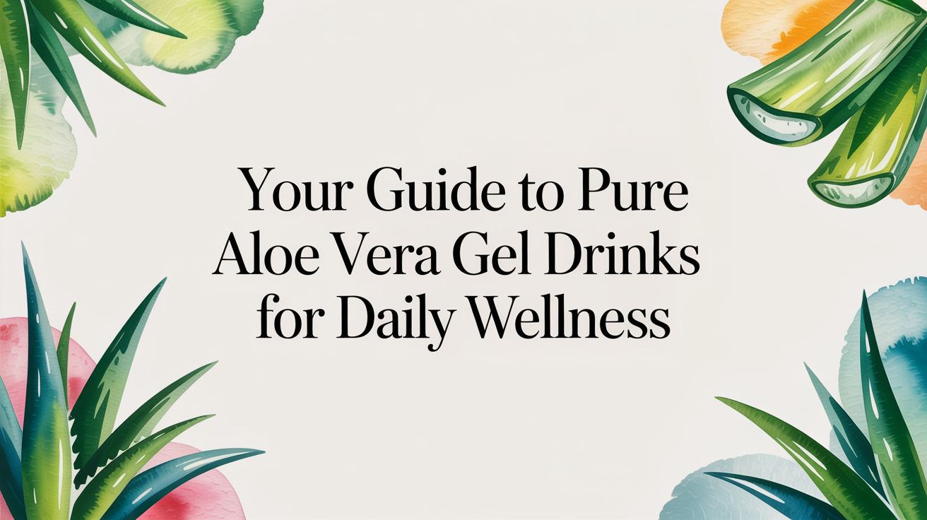 Your Guide to Pure Aloe Vera Gel Juice for Daily Wellness