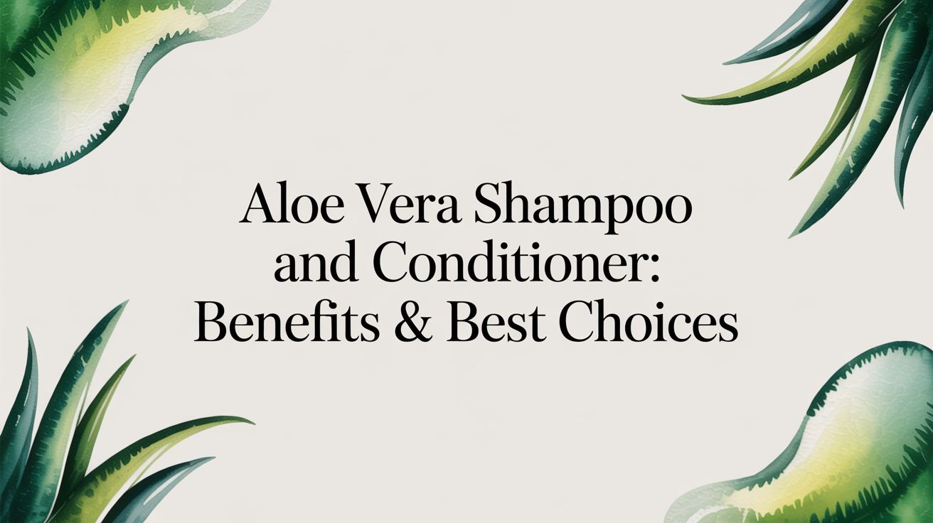 Aloe Vera Shampoo and Conditioner: Benefits & Best Choices