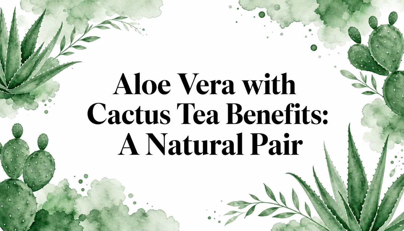 Aloe Vera with Cactus Tea Benefits: A Natural Pair