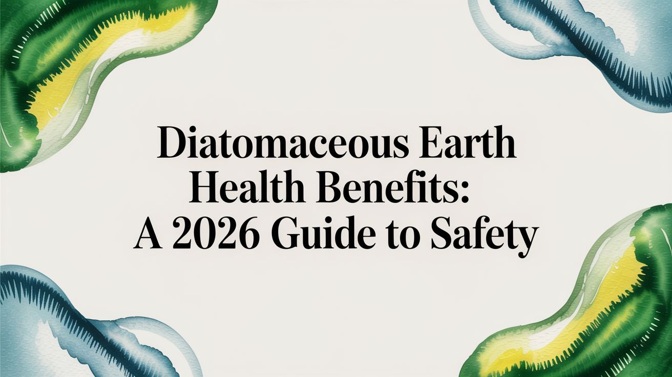 Diatomaceous Earth Health Benefits: A 2026 Guide to Safety