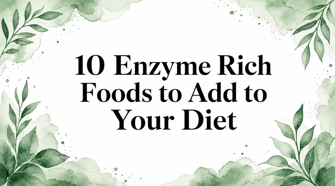 10 Enzyme Rich Foods to Add to Your Diet