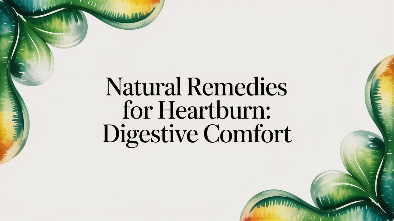 Natural Support for Digestive Comfort