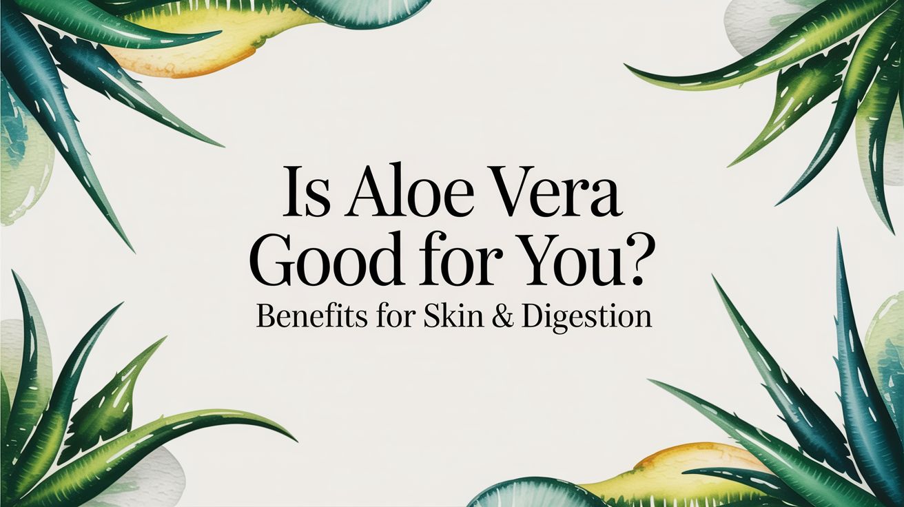 Is Aloe Vera Good for You? Benefits for Skin & Digestion