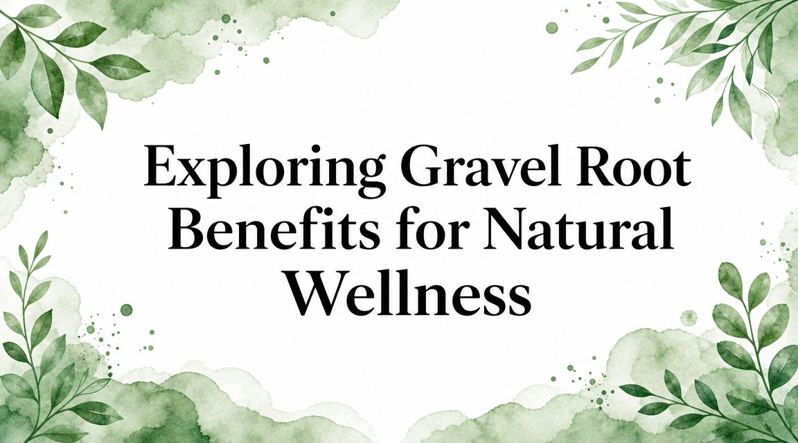 Exploring Gravel Root Benefits for Natural Wellness