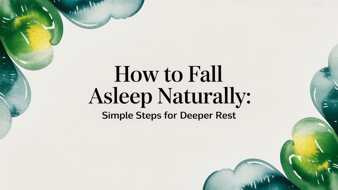 How to fall asleep naturally: Simple steps for deeper rest