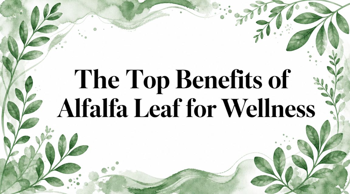 The Top Benefits of Alfalfa Leaf for Wellness
