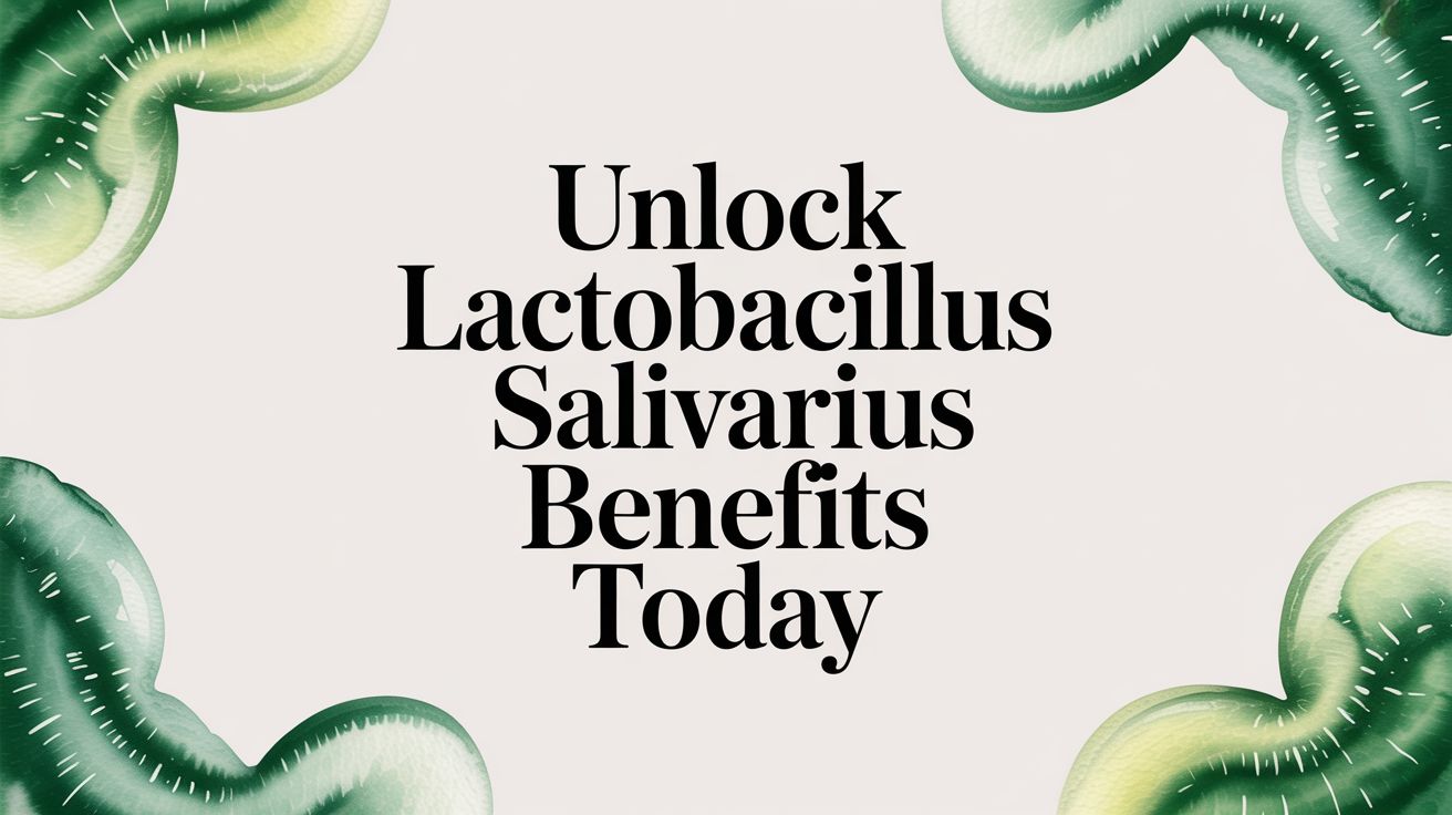 Unlock Lactobacillus Salivarius Benefits Today