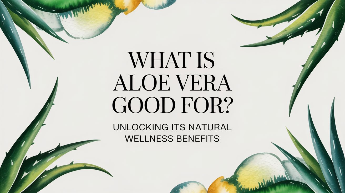 What Is Aloe Vera Good For? Unlocking Its Natural Wellness Benefits