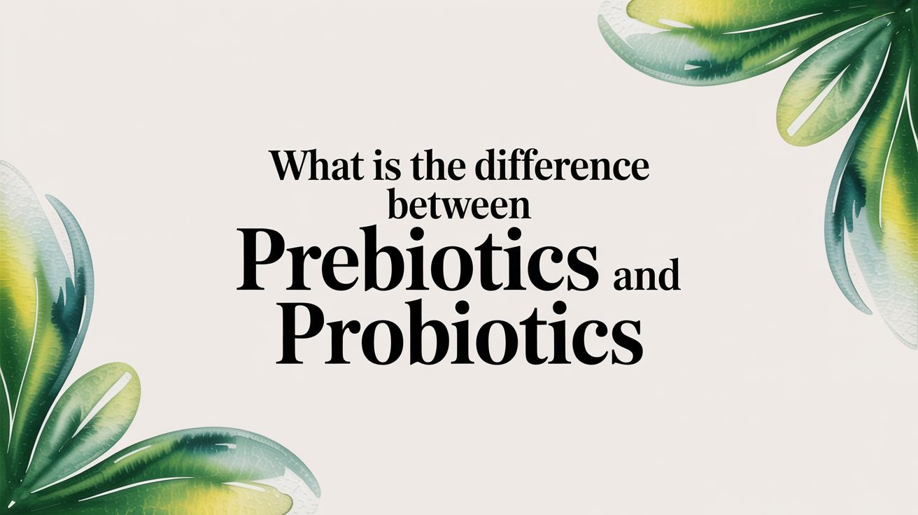 What Is the Difference Between Prebiotics and Probiotics