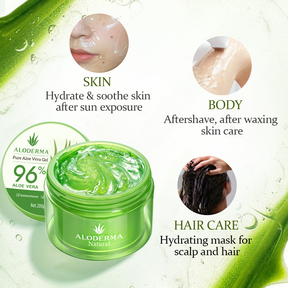 ALODERMA Gel Pur Aloe Vera - 200g