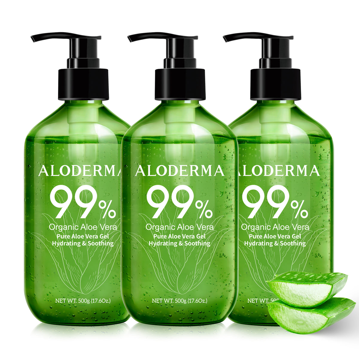 ALODERMA Gel Puro de Aloe Vera 300g