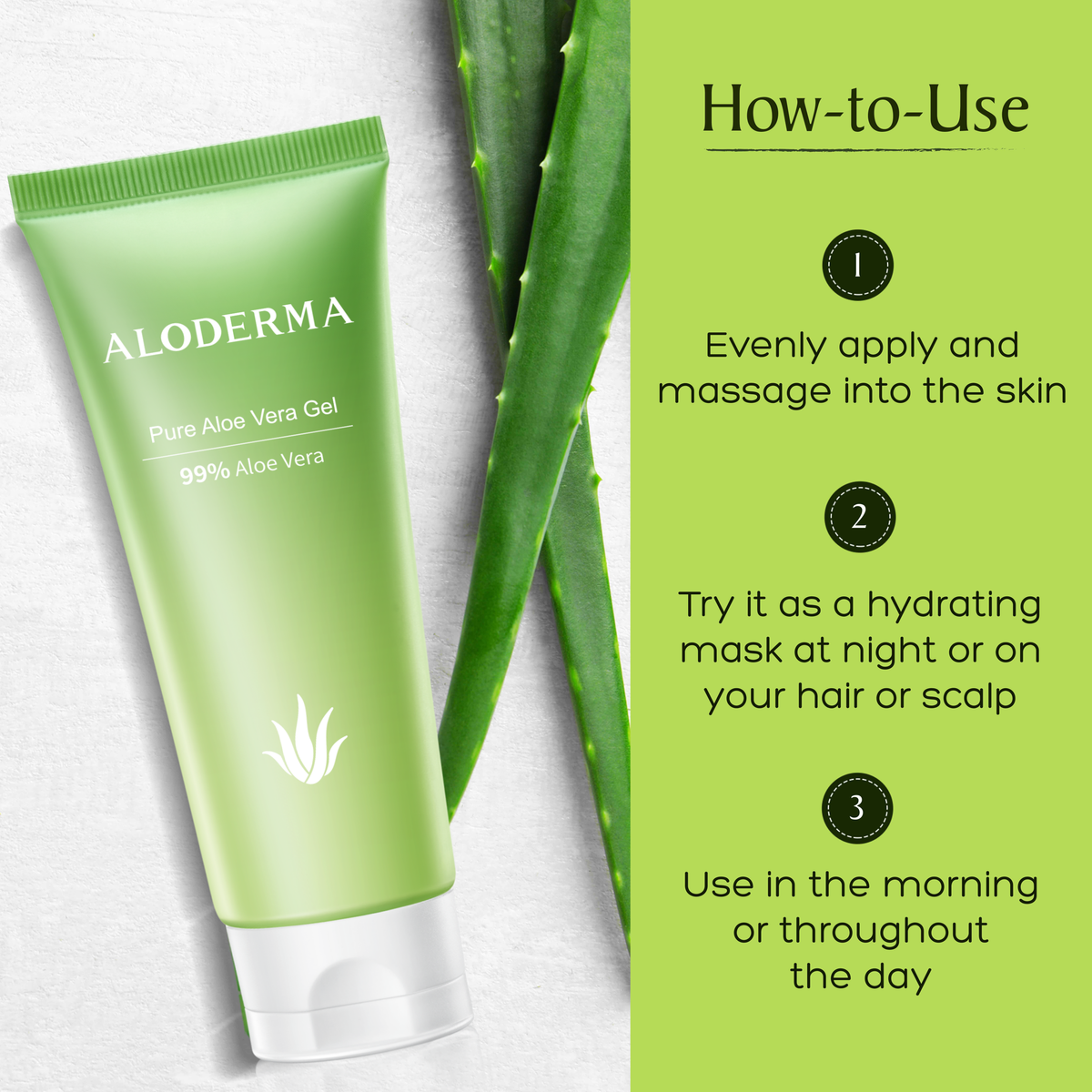 Aloderma ALODERMA Pure Aloe Vera Gel - 45g - AloeCure