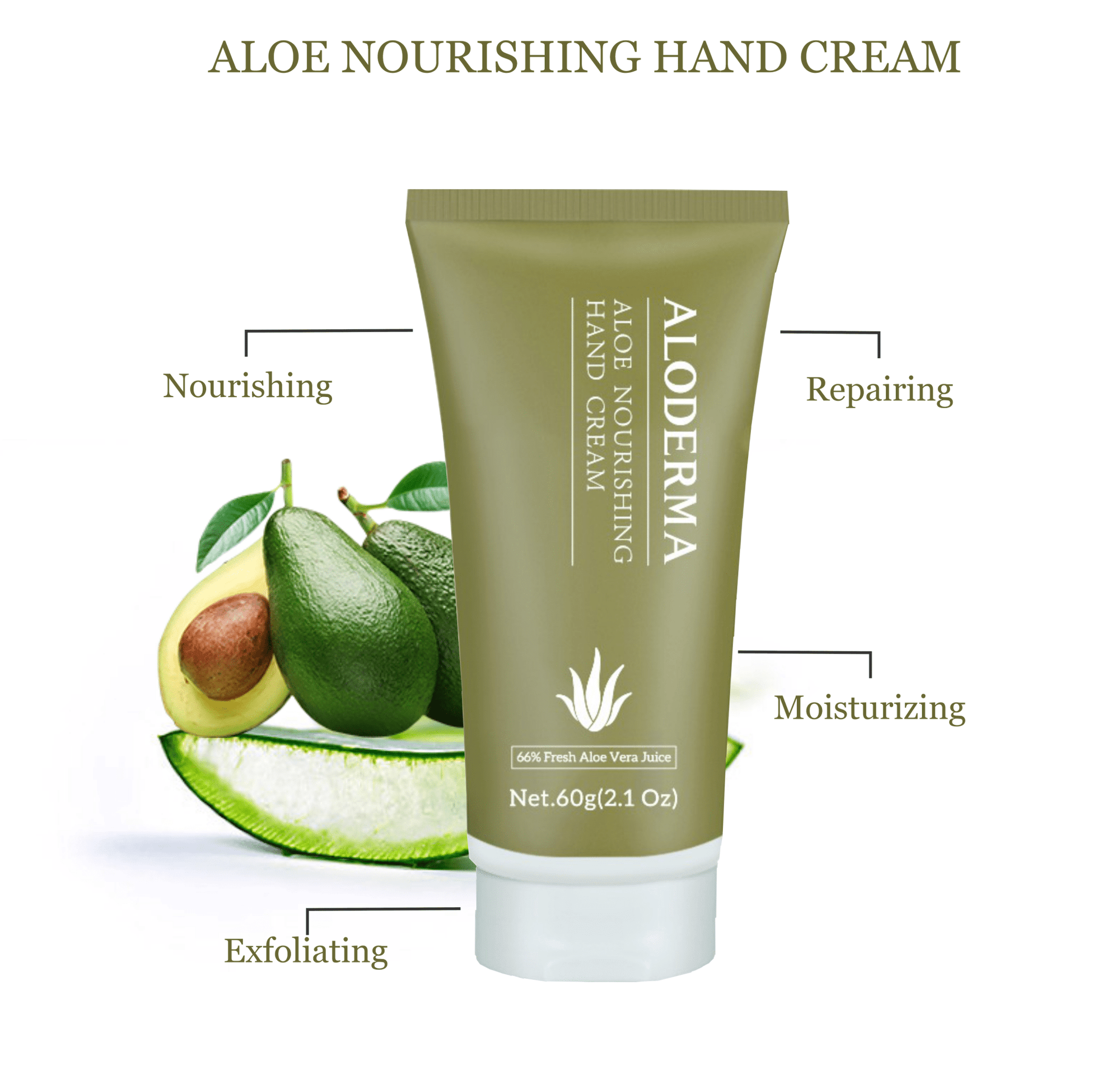 ALODERMA Aloe Nourishing Hand Cream - AloeCure