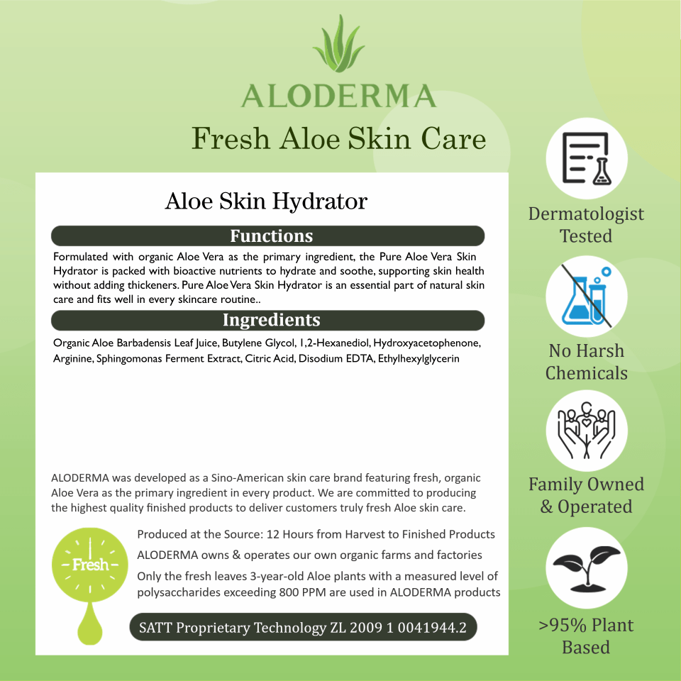 ALODERMA Aloe Vera Skin Hydrator - AloeCure