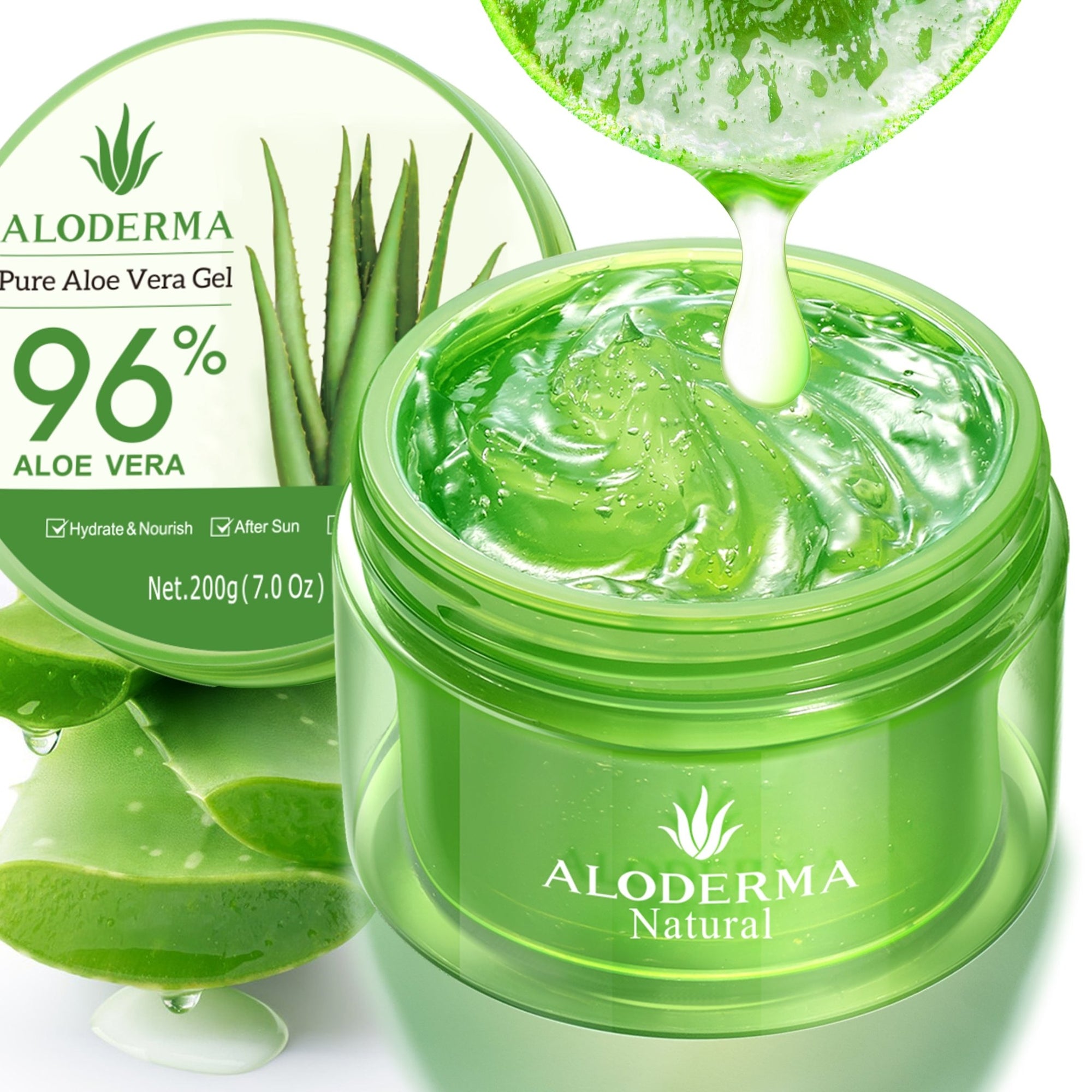 ALODERMA Pure Aloe Vera Gel - 200g - AloeCure