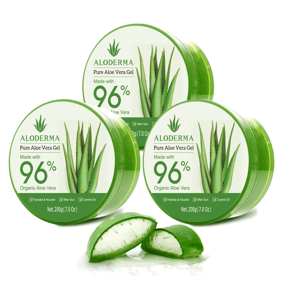 aloe vera gel for plants ALODERMA Pure Aloe Vera Gel - 200g