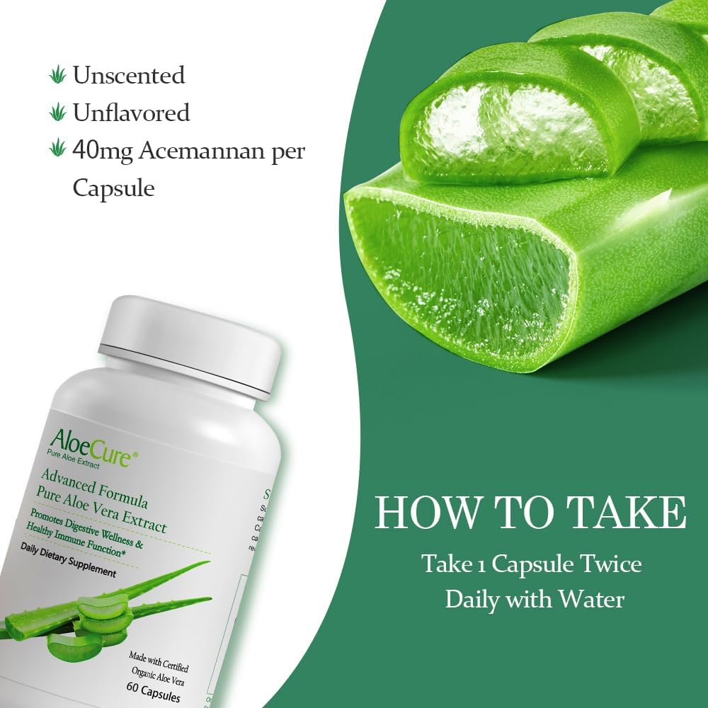 AloeCure Advanced Formula Aloe Capsules - AloeCure