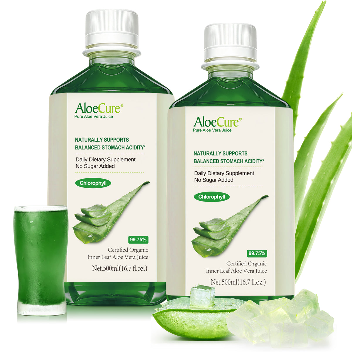 Pure Aloe Vera Juice with Chlorophyll ***NEW***
