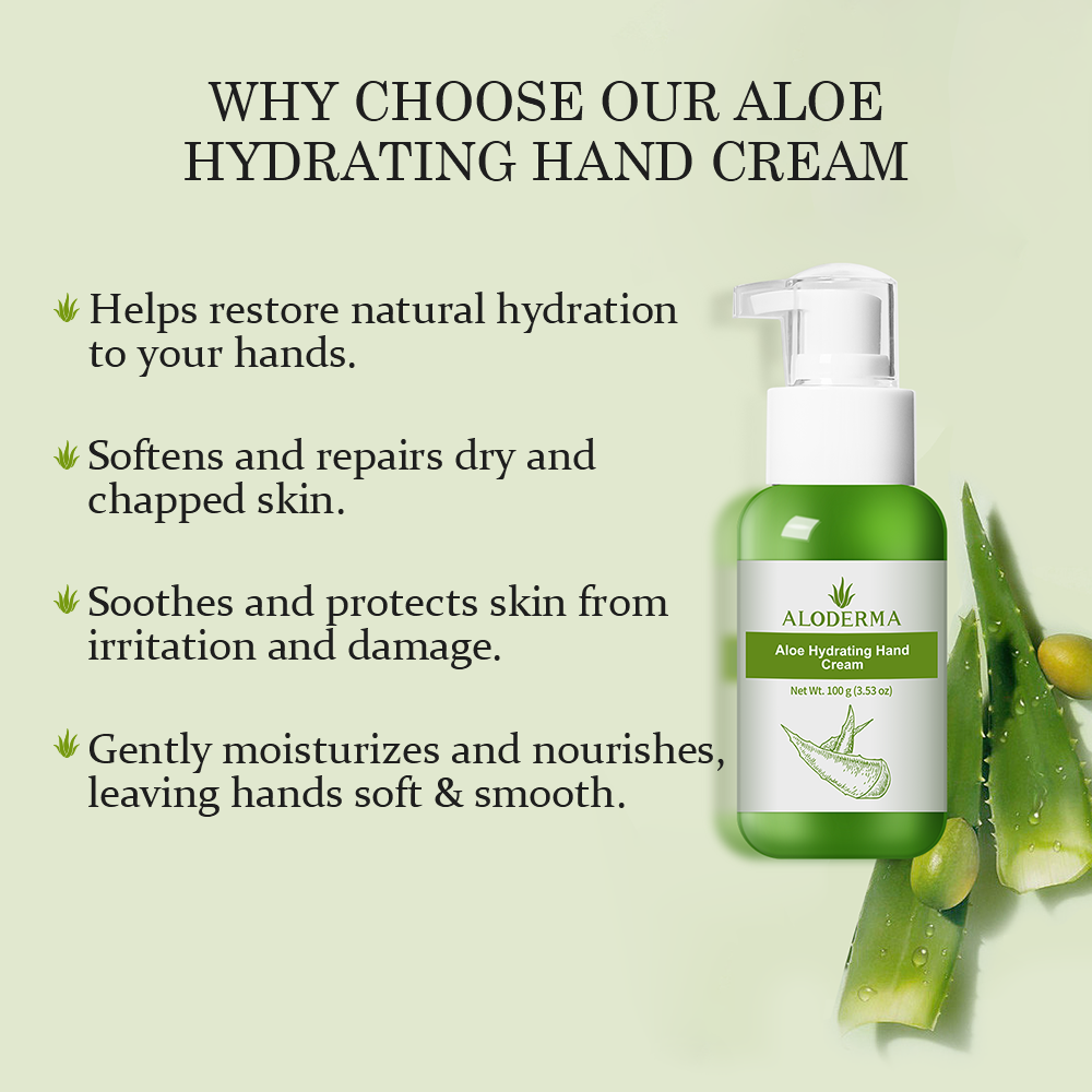 ALODERMA Crème Mains Nourrissante à l'Aloe