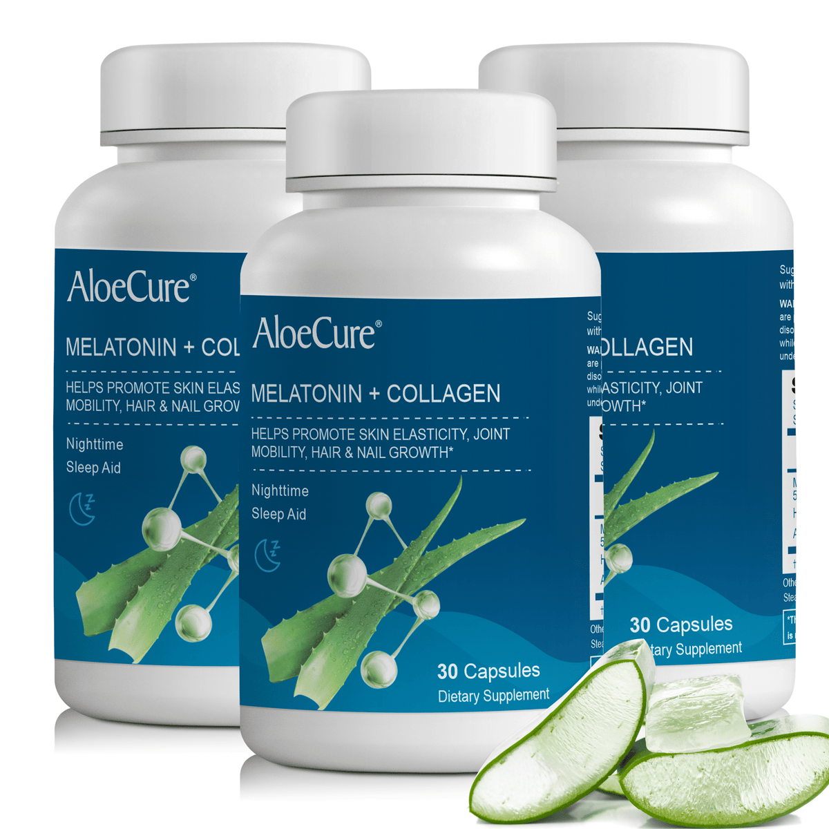 Melatonin + Collagen Sleep Support - AloeCure