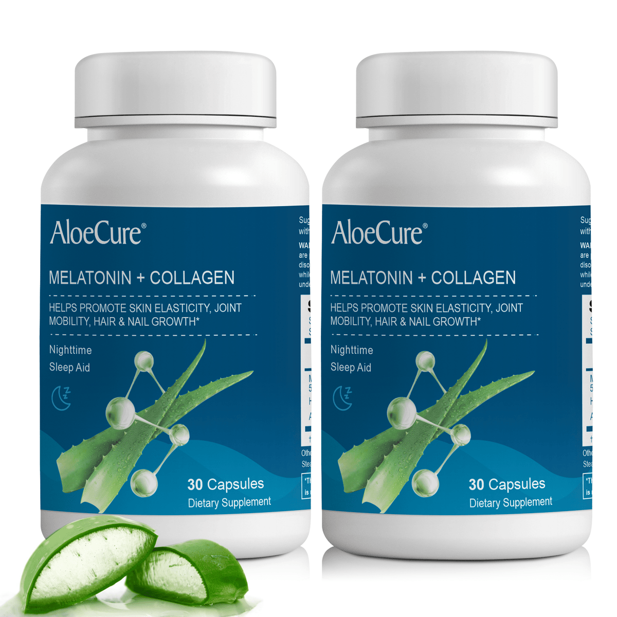 Melatonin + Collagen Sleep Support - AloeCure