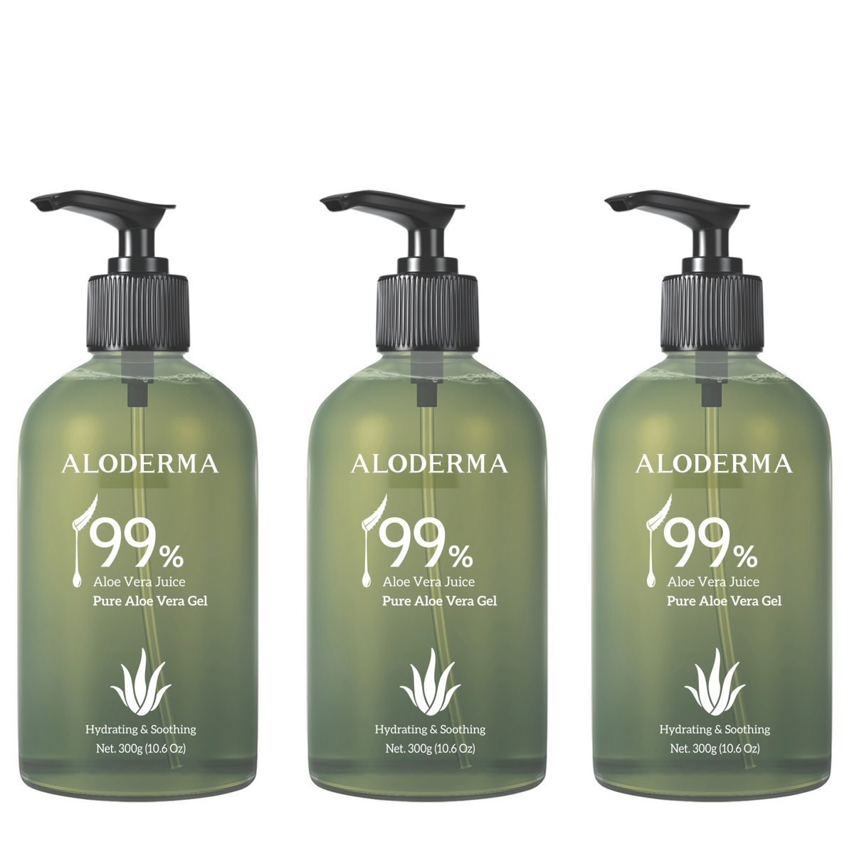 Aloderma ALODERMA Pure Aloe Vera Gel 300g - AloeCure